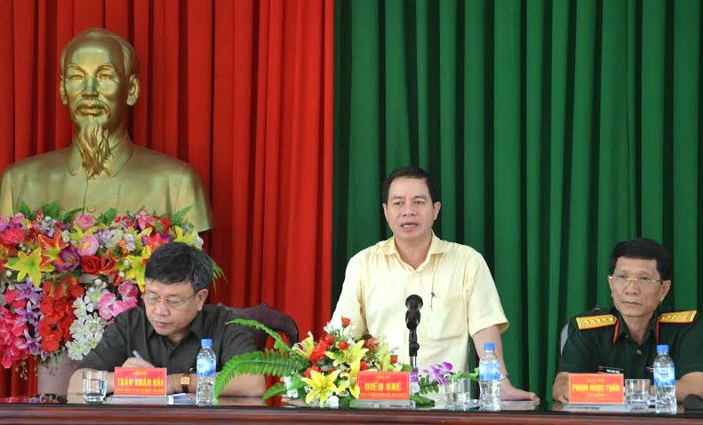 Ban chỉ đạo Tây Nguyên làm việc với Trung đoàn 726, Binh đoàn 16